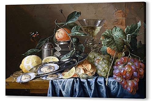 Still Life with Oysters and Grapes
