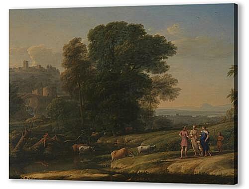 Landscape with Cephalus and Procris reunited by Diana
