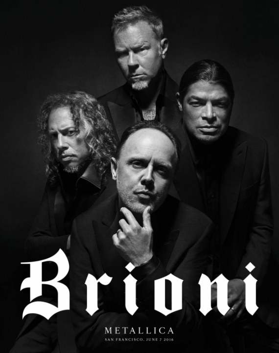 Постер (плакат) Brioni Metallica