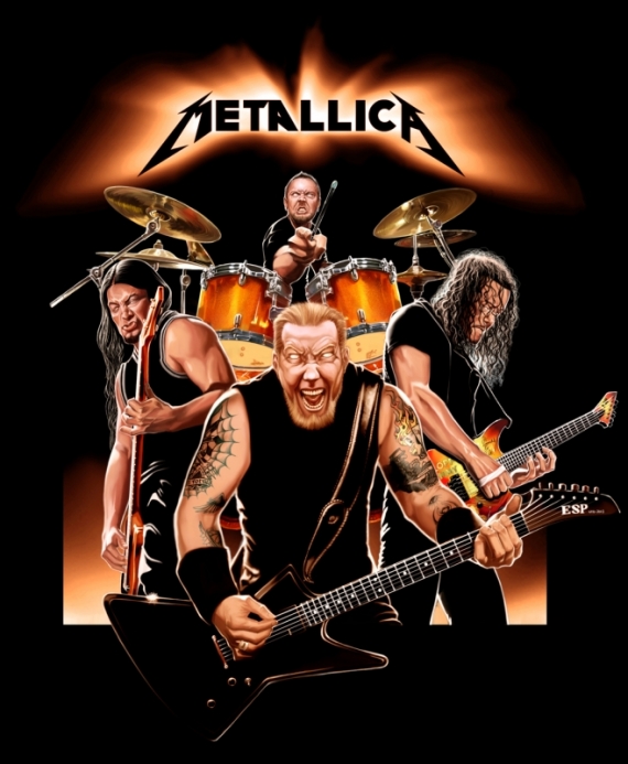 Постер (плакат) Metallica Live