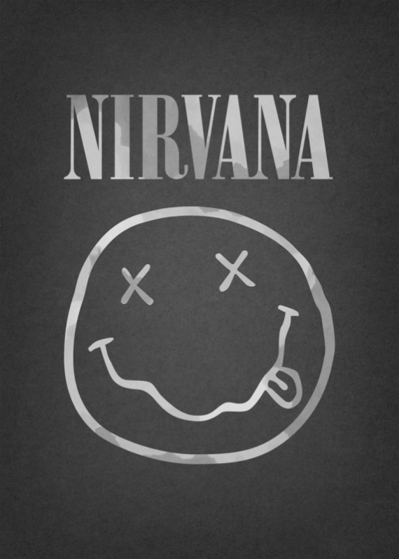 Постер (плакат) Nirvana Smile