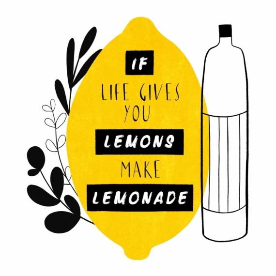 Постер (плакат) Делай лимонад