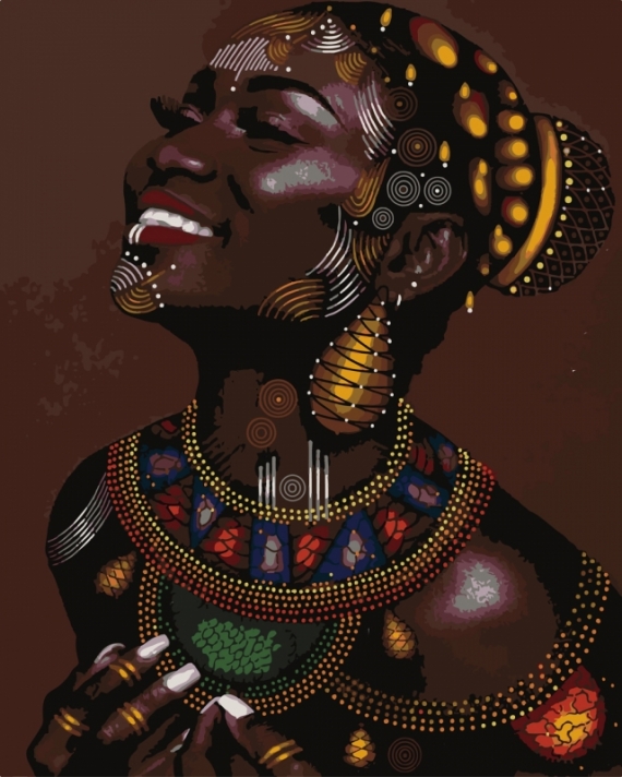 Постер (плакат) Африканка