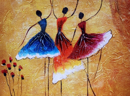 Постер (плакат) Три балерины