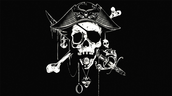 Постер (плакат) Пират в шляпе