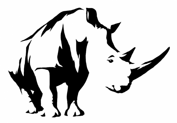 Постер (плакат) Носорог