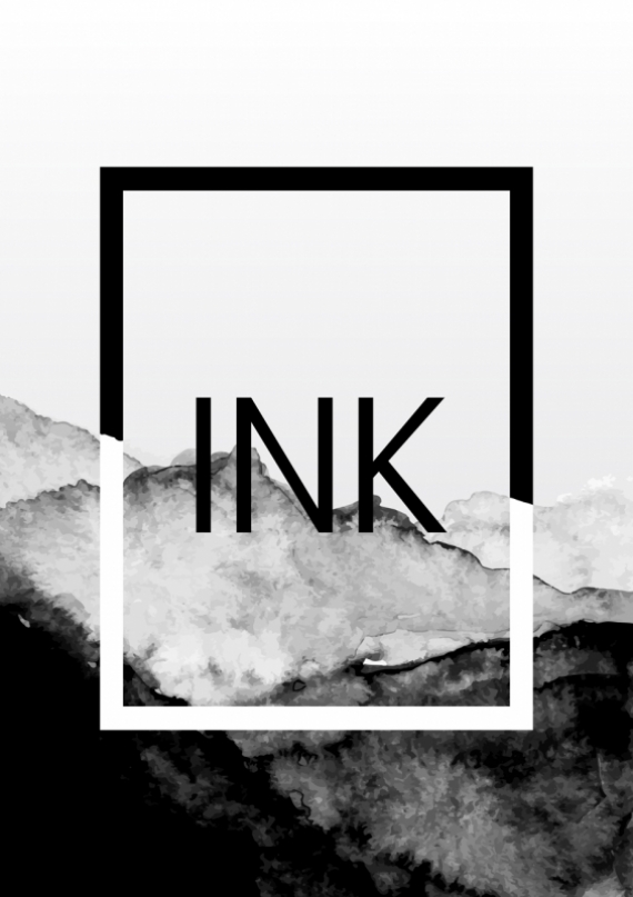 Постер (плакат) INK