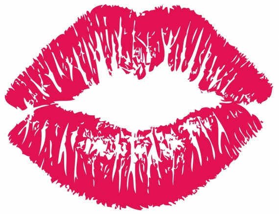 Постер (плакат) Розовые губы