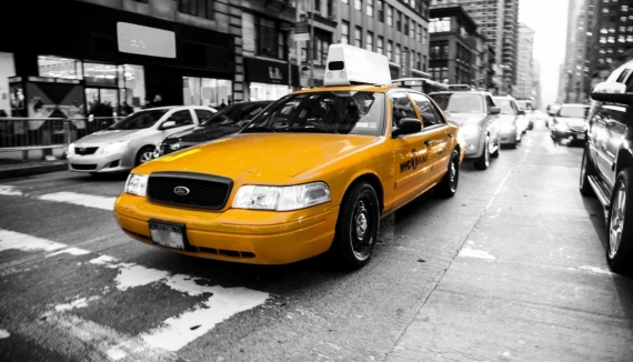 Постер (плакат) Такси Нью-Йорк