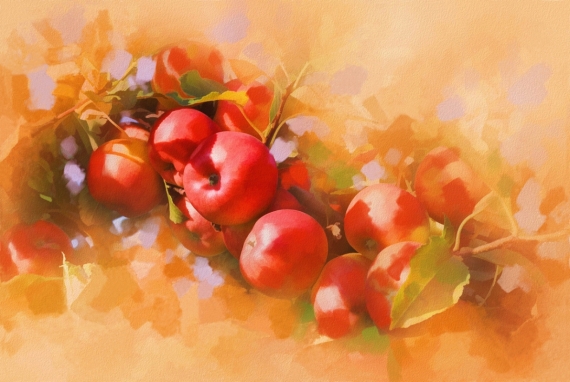 Постер (плакат) Яблоки