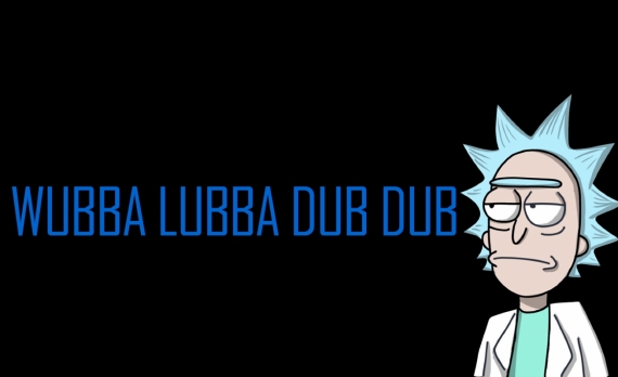 Постер (плакат) Wubba Lubba Dub Dub