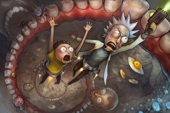 Постер (плакат) Rick and Morty