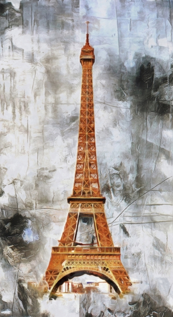 Постер (плакат) Эйфелева башня
