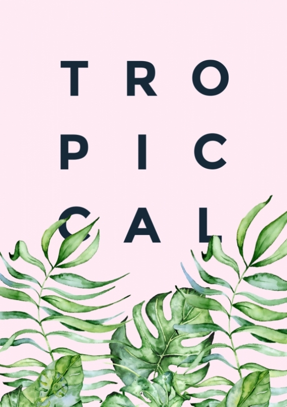 Постер (плакат) Tropiccal №2