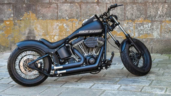 Постер (плакат) Harley Davidson Side Black