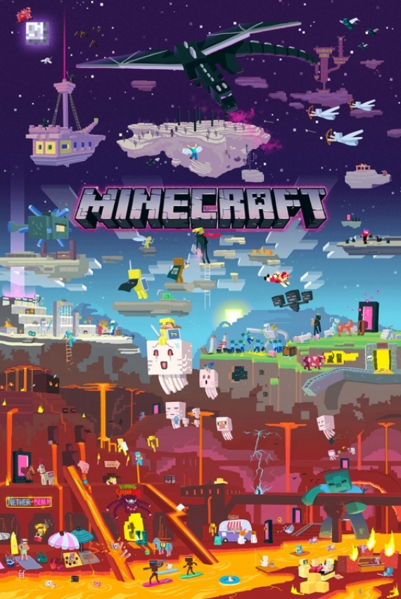 Постер (плакат) Minecraft Poster