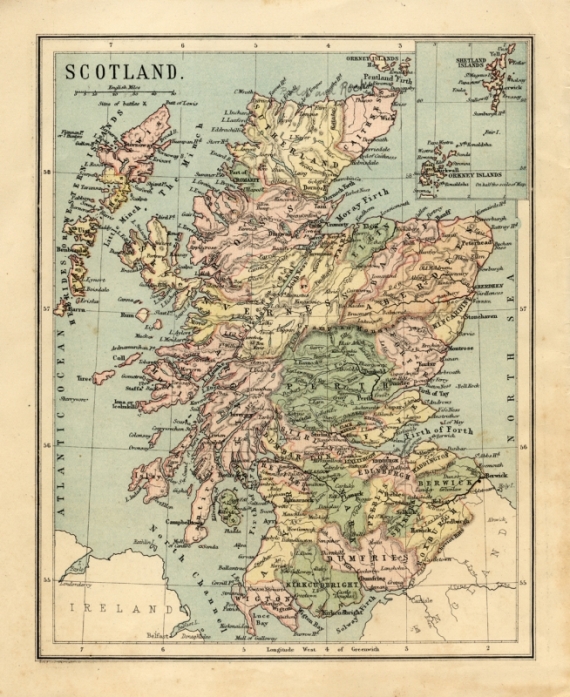 Постер (плакат) Шотландия
