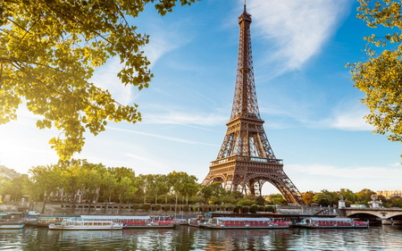Постер (плакат) Париж Эйфелева башня
