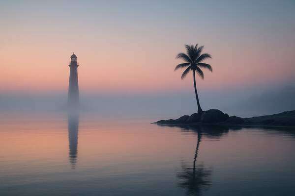 Постер Прибрежный Рассвет