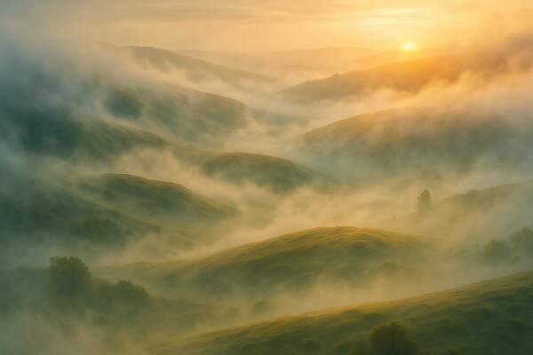 Постер Туманный Рассвет