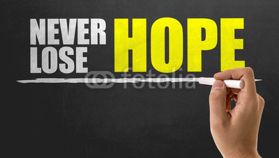 Постер (плакат) Никогда не оставляй надежду
