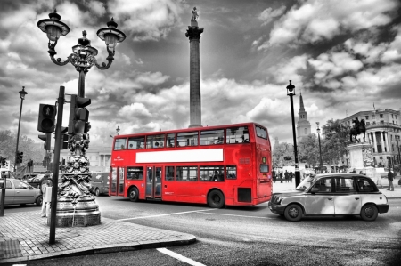 Постер (плакат) Лондон автобус