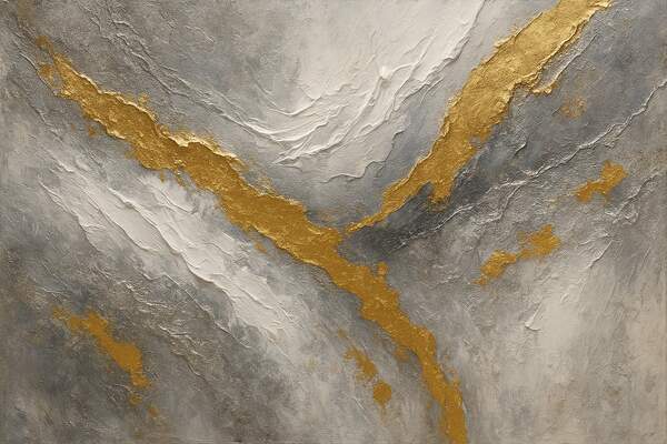 Постер Металлическая абстракция