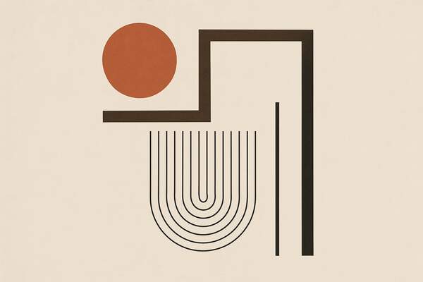 Постер Минималистичная Геометрия