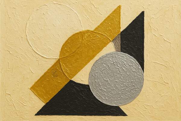 Постер Геометрическая текстурная картина