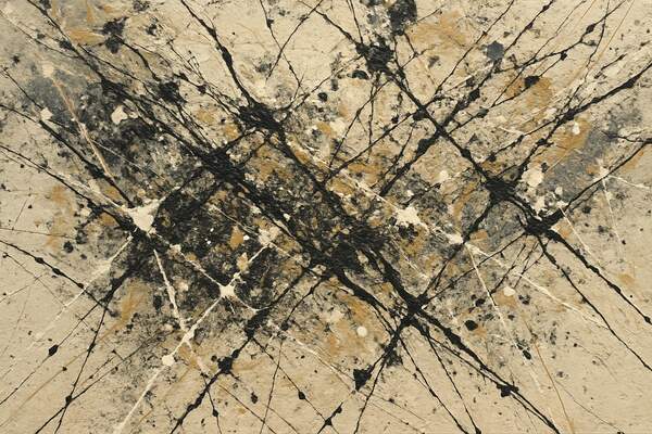 Постер Абстрактный дриппинг-экспрессионизм