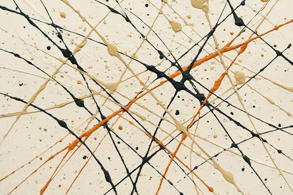 Постер Абстрактный дриппинг-экспрессионизм