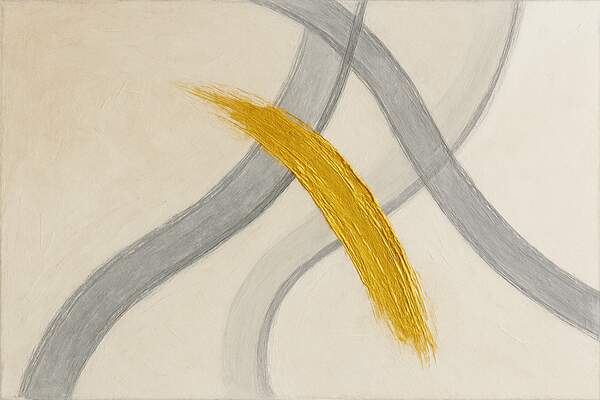 Постер Золотой мазок 1