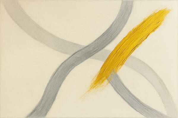 Постер Золотой мазок 2