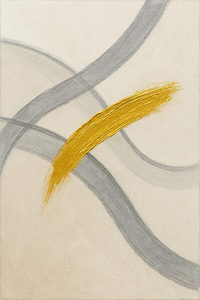 Постер Золотой мазок 1