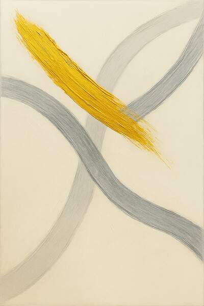 Постер Золотой мазок 2