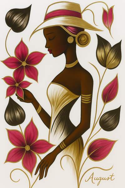 Постер Изящная женская кистьазвания