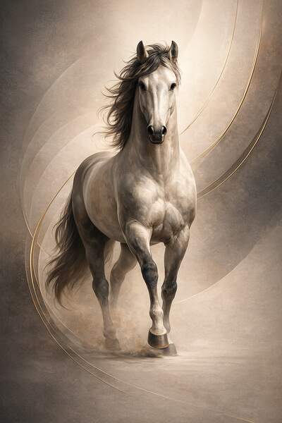 Постер Благородный Конь