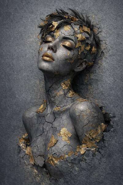 Постер Трещины и золото