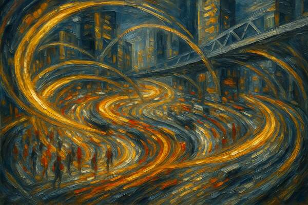 Постер Динамика мегаполиса