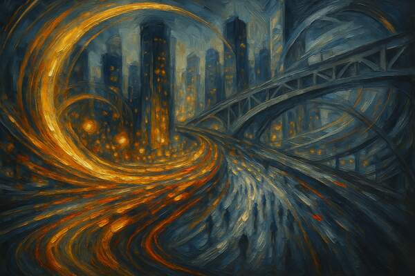 Постер Динамика мегаполиса