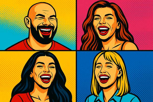 Постер Яркие поп-арт портреты