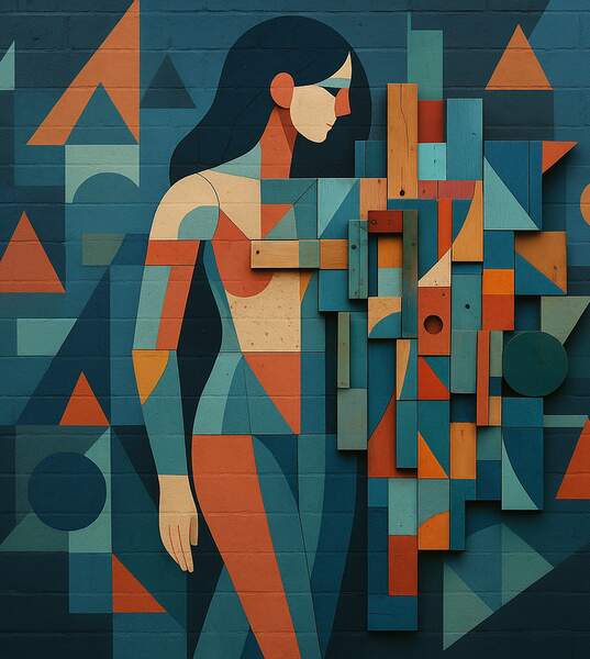 Постер Уличные ассамбляжи и муралы