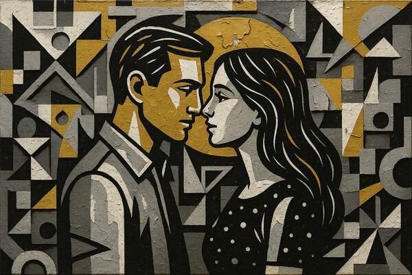 Постер Влюблённые в Стрит-арте