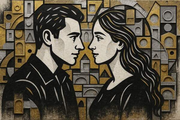 Постер Влюблённые в Стрит-арте