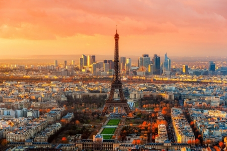 Постер (плакат) Панорама Парижа