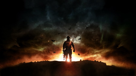 Постер (плакат) battlefield 4, game, explosion
