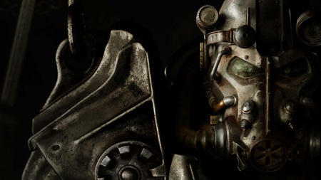 Постер (плакат) fallout 4, paladin, armor
