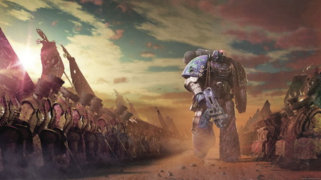 Постер (плакат) warhammer 40000, alpha legion, game
