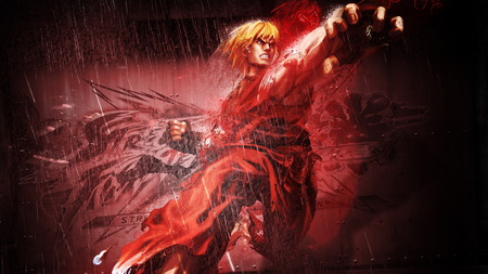 Постер (плакат) street fighter x tekken, ken, character
