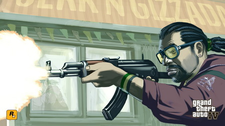 Постер (плакат) assault, man, gun